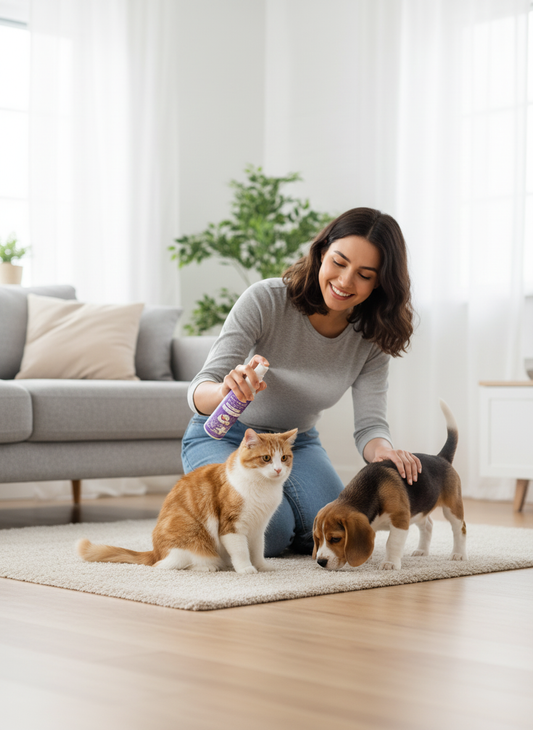 Spray Éliminateur d'Odeurs 50ml – Neutralisant Naturel Urine Chien Chat