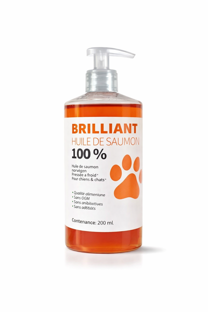 Huile de Saumon Pure pour Chien – 200 ml