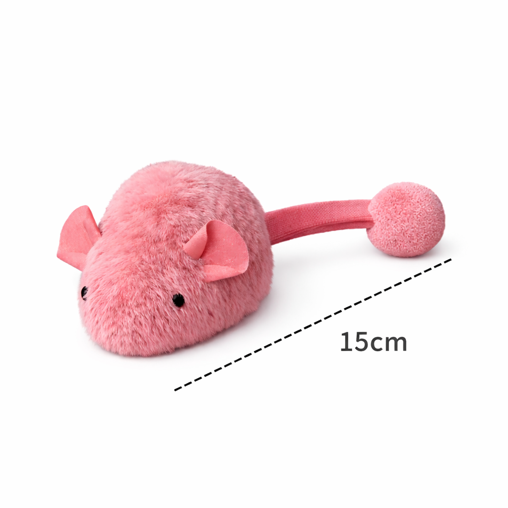 Souris Interactive en Peluche pour Chat – Jouet Automatique Auto-Jouant, Stimulant l’Instinct de Chasse – Idéal pour Chats d’Intérieur et Chatons