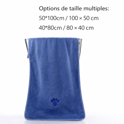 Serviette Microfibre Ultra Absorbante pour Chien
