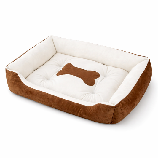 Panier d’Hiver pour Chien – Couchage Polaire Lavable