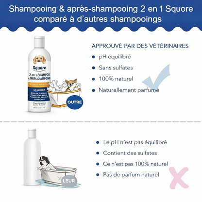 Shampooing Chiot Naturel 2-en-1 – 300 ml