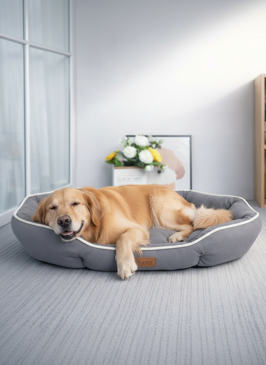 Panier Sofa pour Chien et Chat – Grand Lit Confortable et Chaud, Coussin Moelleux d’Hiver, Espace Large pour Animaux