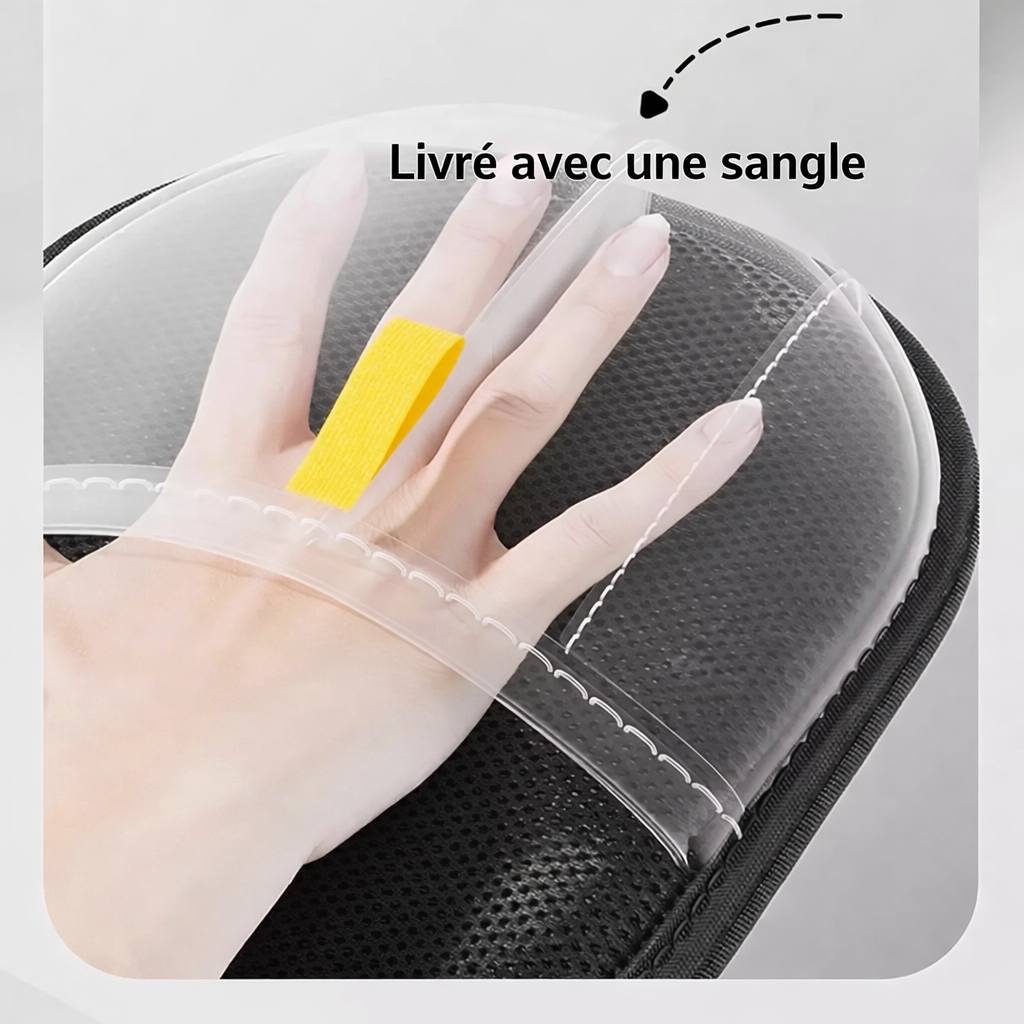 Gant Anti-Poils pour Chien & Chat – Brosse Nettoyante Double Face