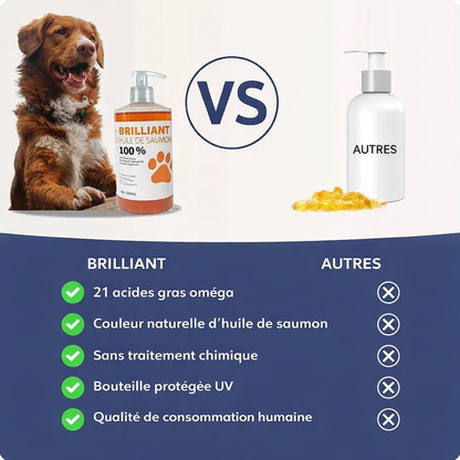 Huile de Saumon Pure pour Chien – 200 ml
