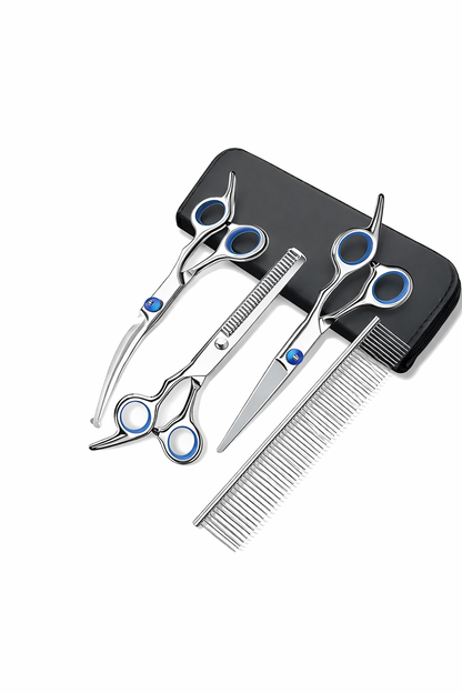 Ciseaux de Toilettage pour Chats et Chiens – Kit Complet