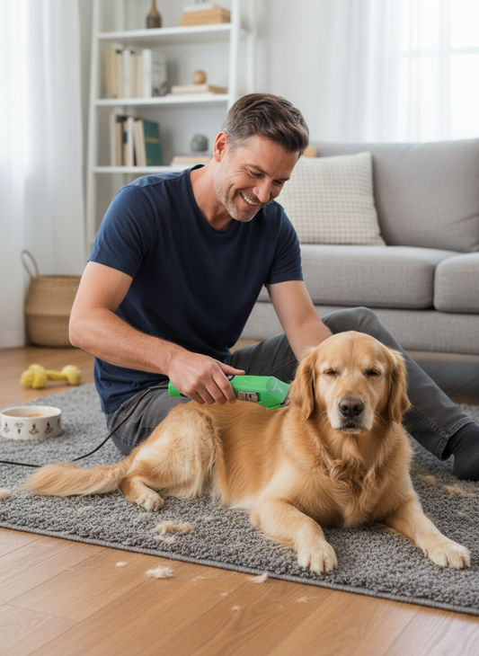 Tondeuse Électrique Professionnelle Fenice P300 – Rechargeable LCD 5500mA pour Chiens