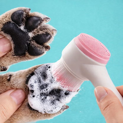 Brosse Silicone pour Pattes d’Animaux – Nettoyage & Massage