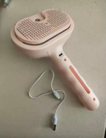 Peigne Vapeur Massage Anti-Poils USB