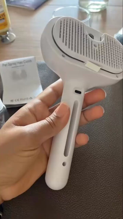 Peigne Vapeur Massage Anti-Poils USB